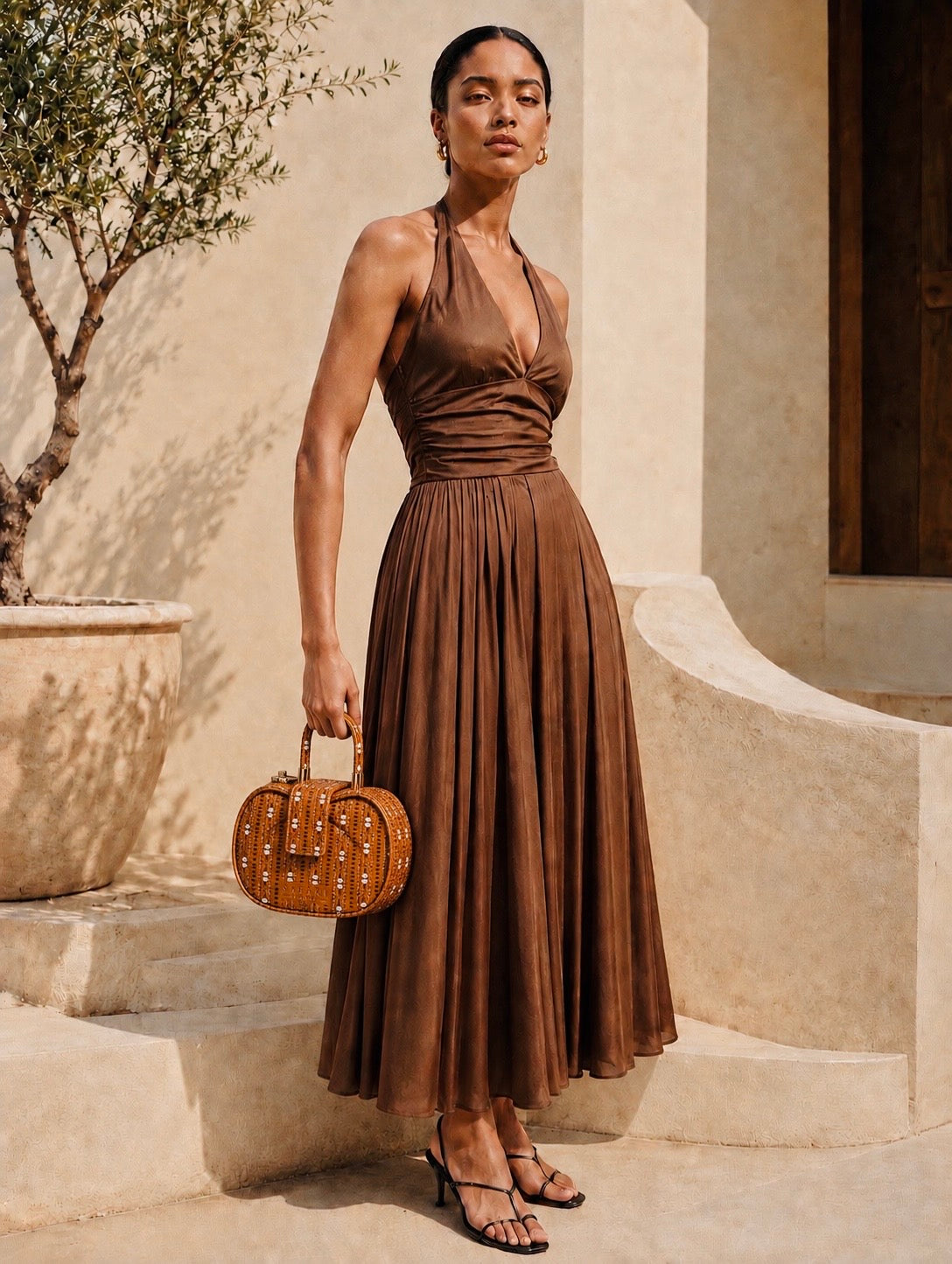 Cowrie Terracotta Handbag