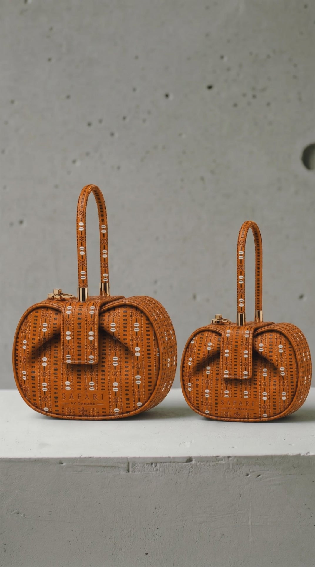 Cowrie Terracotta Handbag
